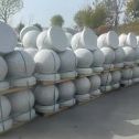 沧州 白麻花岗岩石材圆球，石球，挡车球，隔离球，景观石球，风水球等
