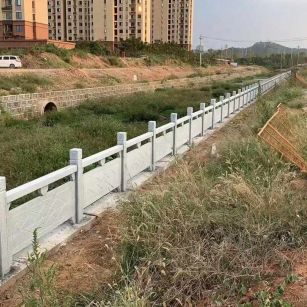 沧州 白麻河道栏杆效果展示图