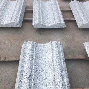 沧州 白麻花岗岩光面别墅线条