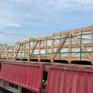 沧州 芝麻白花岗岩地铺石出口专车-泰国游