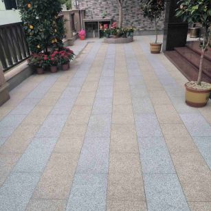 沧州 黄金麻白麻荔枝面庭院铺装展示