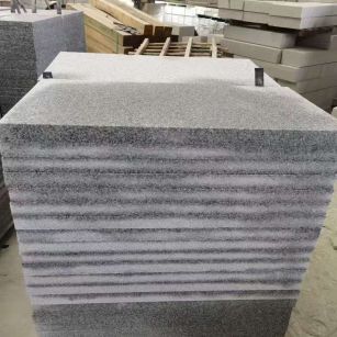 沧州 芝麻白5公分火烧地铺成品，900*400，规格可定制