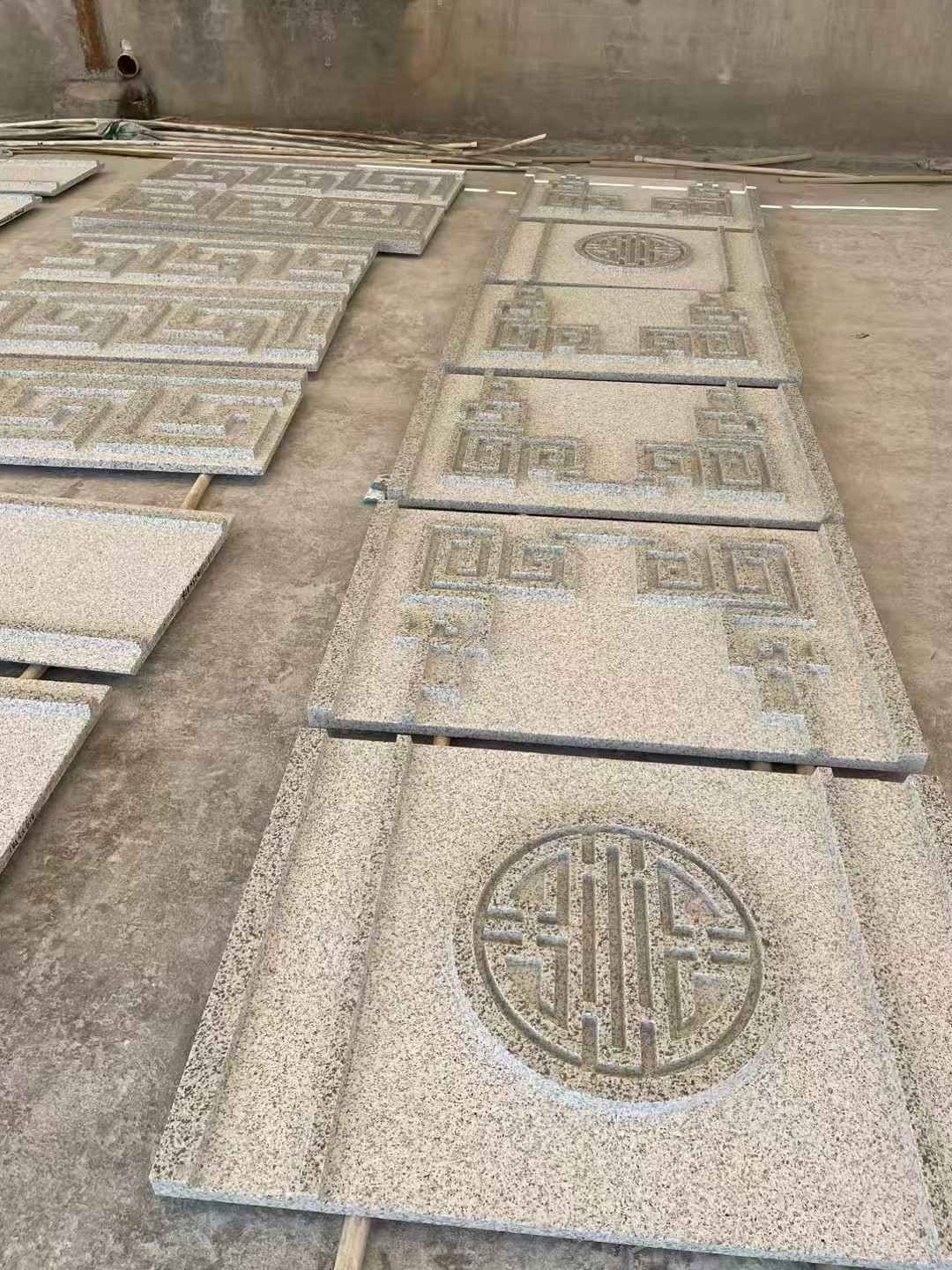 沧州 白麻花岗岩外墙立面雕刻板