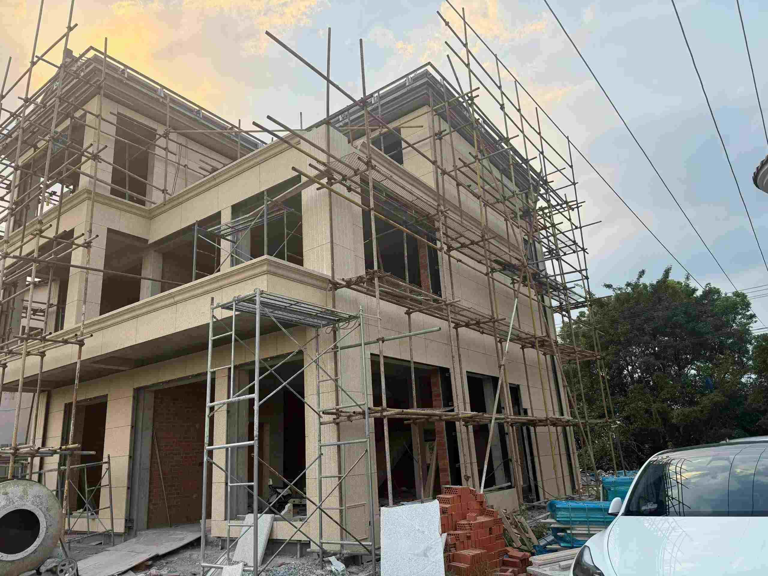 沧州 黄金麻荔枝面花岗岩外墙干挂