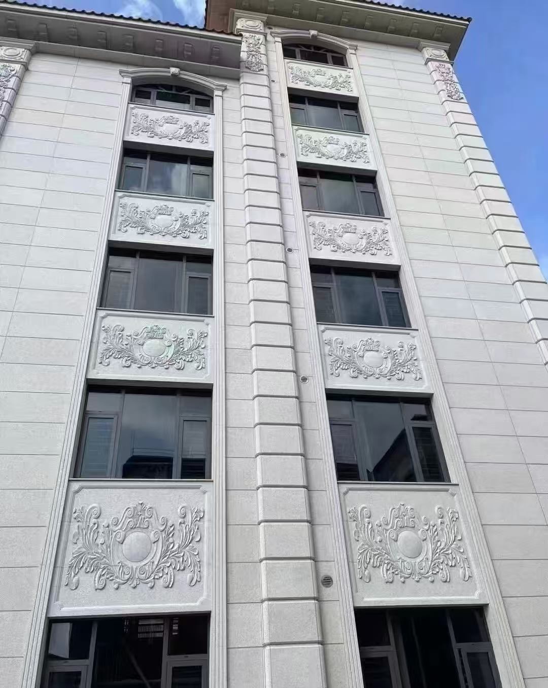 沧州 白麻荔枝面花岗岩别墅外墙干挂