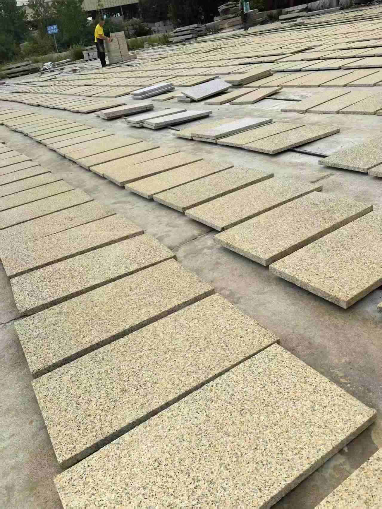 沧州 黄金麻荔枝地铺石面排板