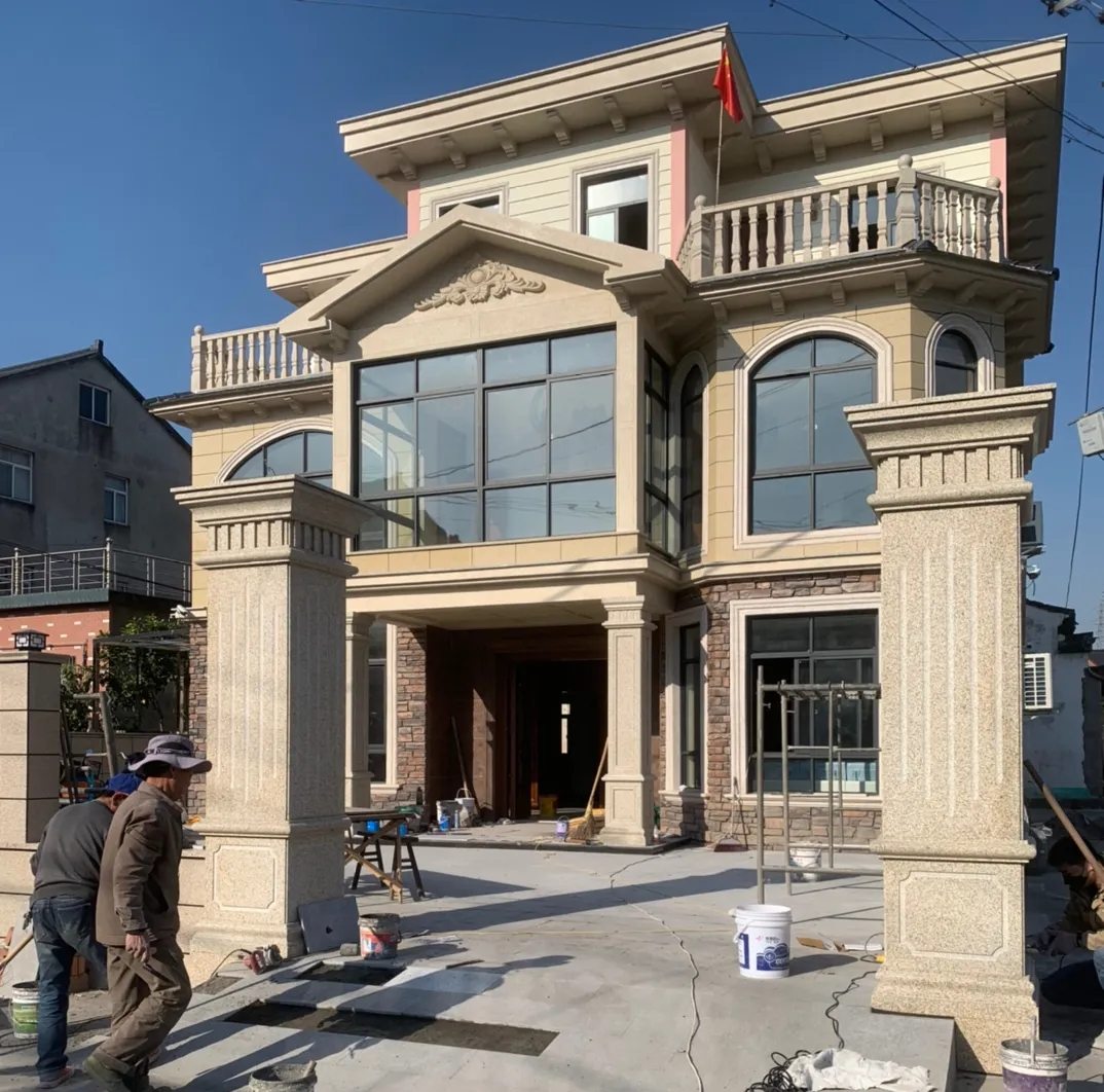 沧州 黄金麻花岗岩荔枝面别墅外墙干挂私家专属