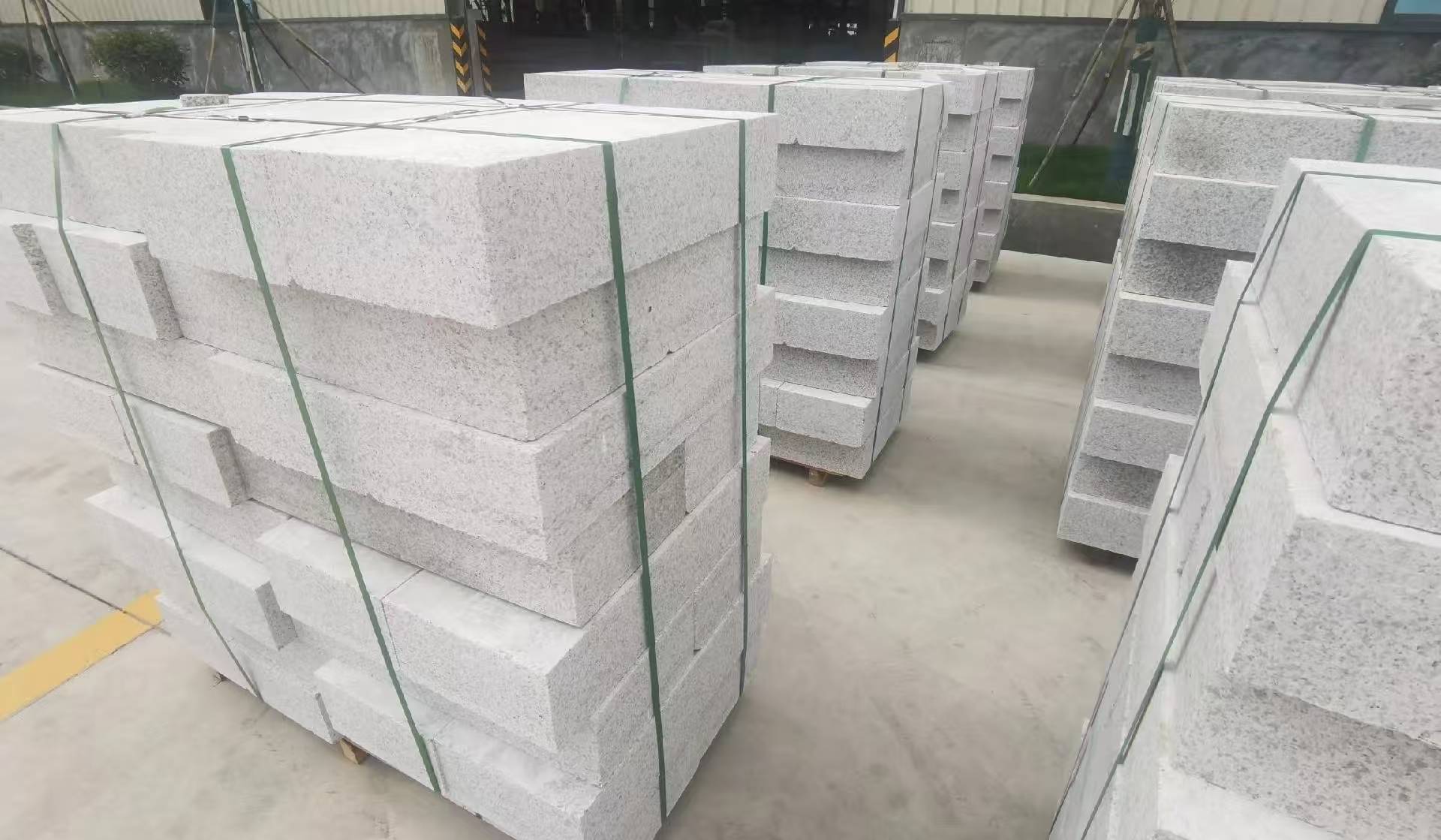 沧州 白麻花岗岩路沿石，立缘石，平缘石，路牙石，道牙石，马路牙子等