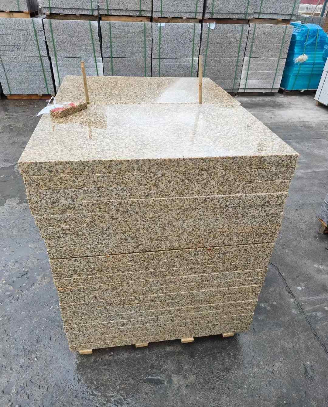 沧州 湖北黄金麻花岗岩石材荔枝面外墙石材